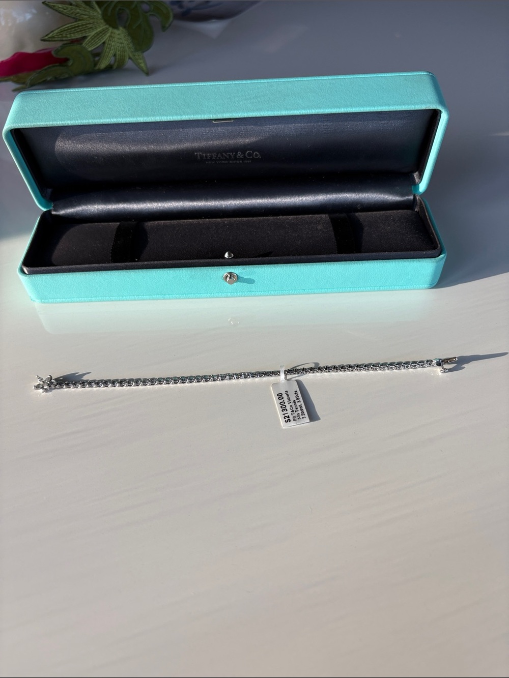 Tiffany & Co. 7" Tennis Bracelet